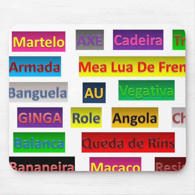 Tapis De Souris amour de capoeira d'arts martiaux de mousepad (Devant)