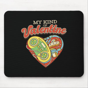 Tapis De Souris Amour de joueur Mon genre de Saint-Valentin