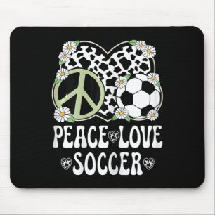 Tapis De Souris Amour de la paix Football Amoureux Imprimé Vache F