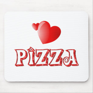 Tapis De Souris Amour de pizza
