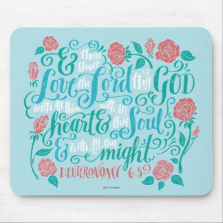 Tapis De Souris Amour de Shalt de mille le seigneur thy Dieu