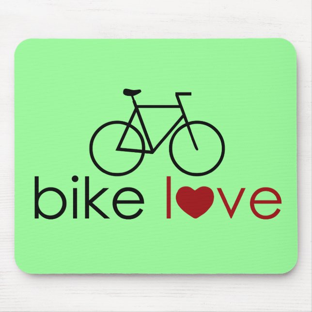 Tapis De Souris Amour de vélo (Devant)