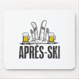 Tapis De Souris Amour Drôle Apres Chemise De Ski - Grands Amateurs