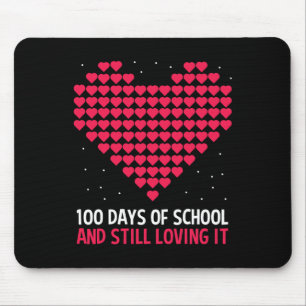 Tapis De Souris Amour Du Coeur 100 Jours De Cadeau De L'École Pour