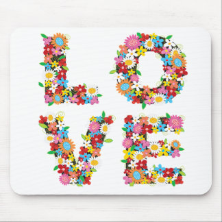 Tapis De Souris AMOUR Fleurs de printemps Mousepad