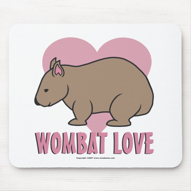 Tapis De Souris Amour II de wombat (Devant)