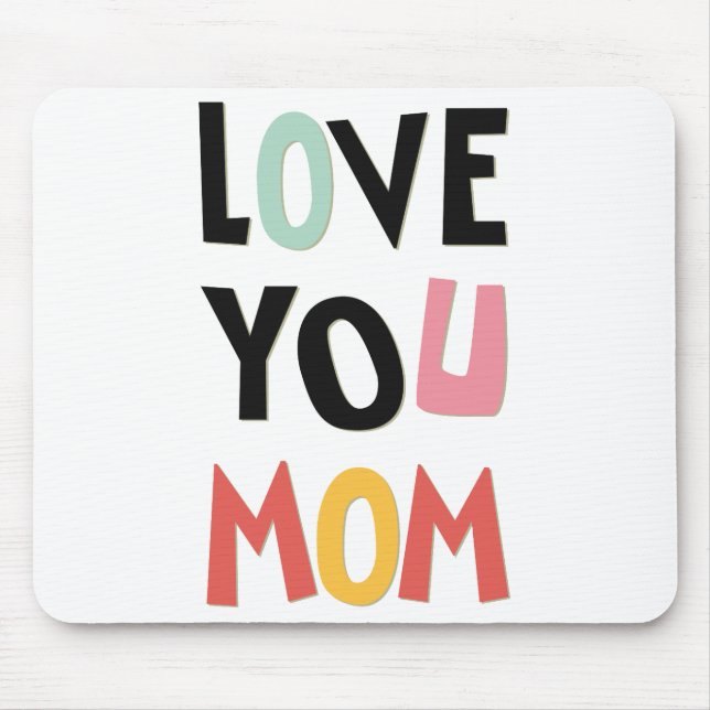 Tapis De Souris Amour Maman Pad Souris (Devant)