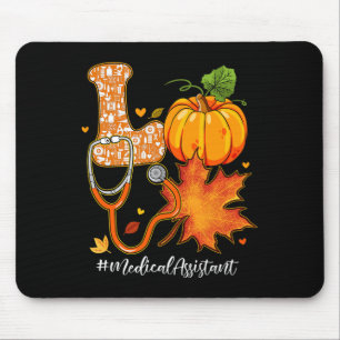 Tapis De Souris Amour Médicale Automne Automne Citrouille Thanksgi
