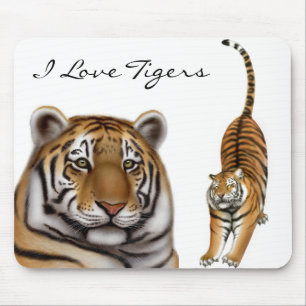 Tapis De Souris Amour Mousepad de tigre