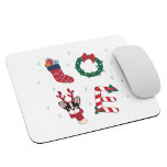 Tapis De Souris Amour personnalisé Noël Matching Amour de famille<br><div class="desc">Ajoutez un nom à cette jolie tenue de famille de Noël d'amour. Un cadeau parfait pour toute la famille,  l'équipe,  ou créer un collègue assorti chemises pour votre photo de bureau de vacances</div>