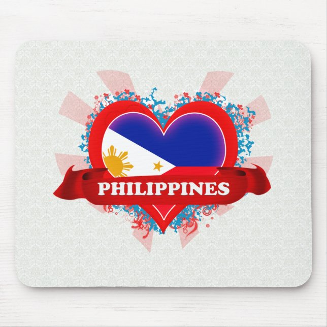 Tapis De Souris Amour Philippines du cru I (Devant)
