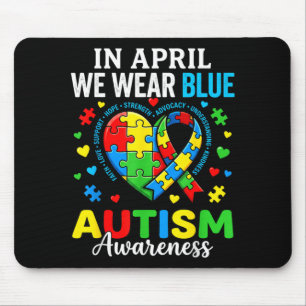 Tapis De Souris Amour Soutien Cœur Puzzle Hommes Femmes Enfants Au