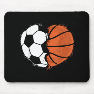 Tapis De Souris Amour Sports Football Basketball Ball Amant Valent