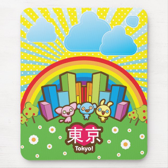 Tapis De Souris Amour Tokyo Mousepad (Devant)