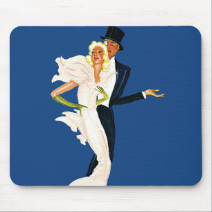 Tapis De Souris Amour vintage et romance, Mariage moderne Couple