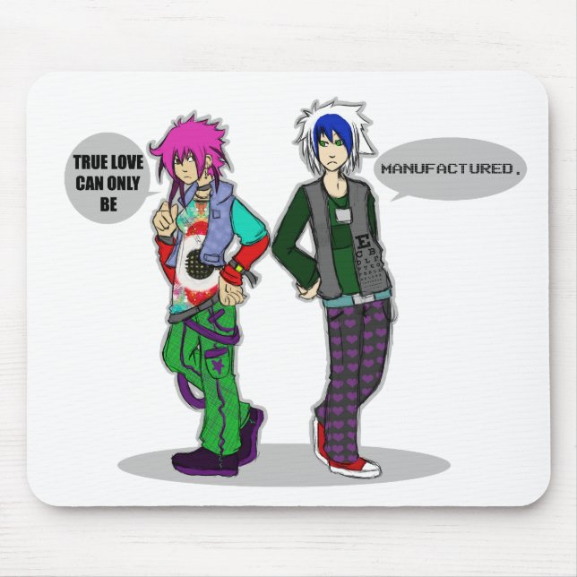 Tapis De Souris Amour vrai Mousepad (Devant)