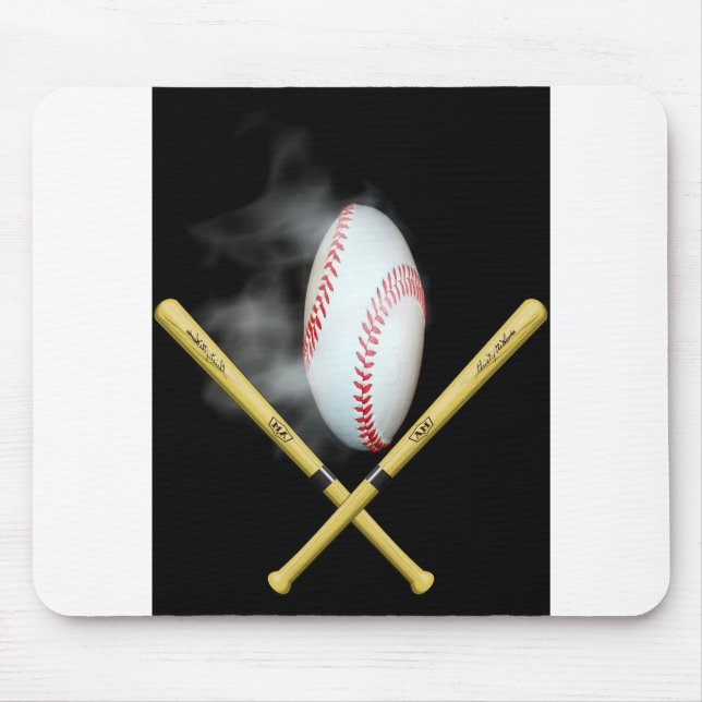 Tapis De Souris amoureux de baseball (Devant)