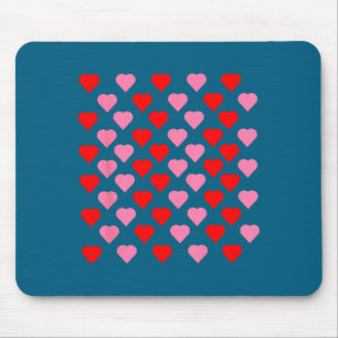 Tapis De Souris Amoureux de cœurs Nk et rouges Humour drôle de la