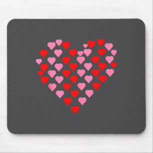 Tapis De Souris Amoureux de cœurs Nk et rouges Humour drôle de la