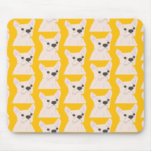 Tapis De Souris Amoureux de Frenchie (Devant)