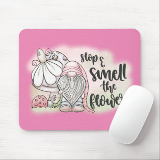 Tapis De Souris amoureux de gnome mignon art de mots