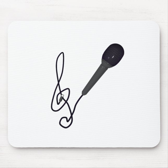 Tapis De Souris amoureux de musique (Devant)