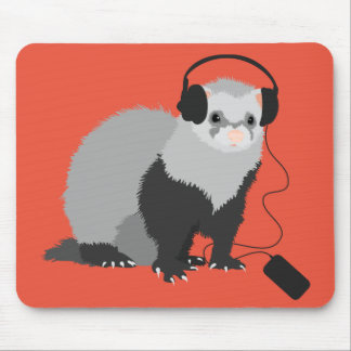 Tapis De Souris Amoureux de musique féroce
