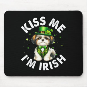 Tapis De Souris Amoureux de Shih Tzu Embrassez-moi Je suis Irlanda