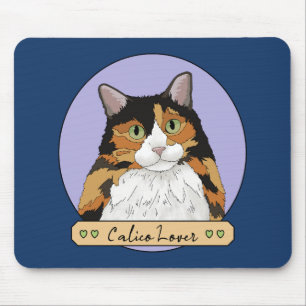 Tapis De Souris Amoureux des chats Calico