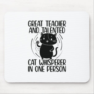 Tapis De Souris Amoureux des chats enseignant Chats Animaux dome