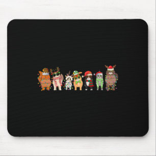 Tapis De Souris Amoureux des chats Meowy Pjs Famille de Noël Homme