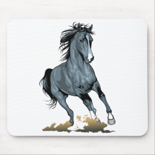 Tapis De Souris Amoureux des chevaux Équestre Poney Chevaux Cowgir