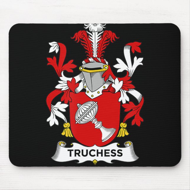 Tapis De Souris Amoureux des échecs | Armoiries de Truchess - Armo (Devant)