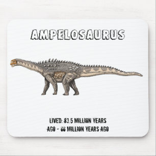 Tapis De Souris Ampelosaurus Dinosaur Mousepad