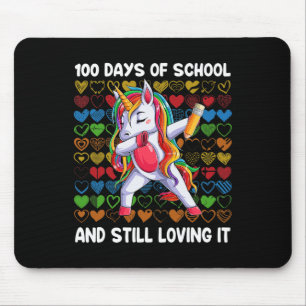 Tapis De Souris Amusant 100 Jours D'École Et Toujours Aimant Il Un