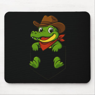 Tapis De Souris Amusant Alligator Lover Pet mignonne Floride Allig