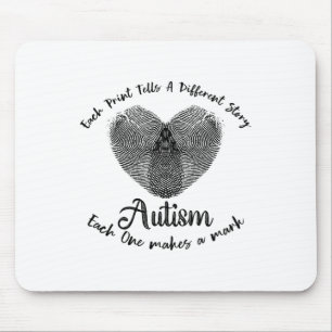 Tapis De Souris Amusant Autisme D'Empreinte Chaque Impression Dit 