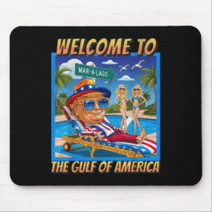 Tapis De Souris Amusant Bienvenue Dans Le Golfe des Amériques 9 fé