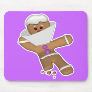Tapis De Souris Amusant Bit Lui-Même Gingerbread Homme