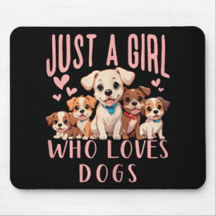 Tapis De Souris Amusant Chiot Mignon Amoureux Des Chiens - Juste U