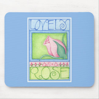 Tapis De Souris Amusant comme Rose Mousepad