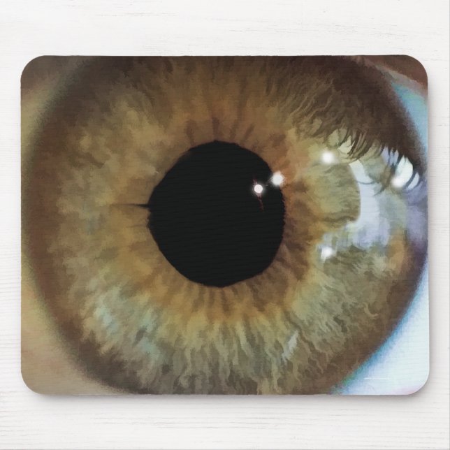 Tapis De Souris Amusant Déplaisant Hazel Oeil - Étrange, Tasteless (Devant)