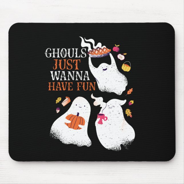 Tapis De Souris Amusant Halloween Fête Gâles Juste Vous Voulez S'A (Devant)