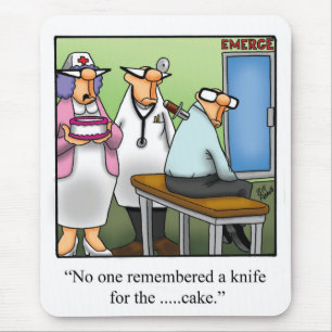 Tapis De Souris Amusant Humour Médicale Mousepad