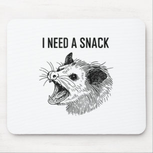 Tapis De Souris Amusant J'Ai Besoin D'Un Mème Snack - Scander Opos