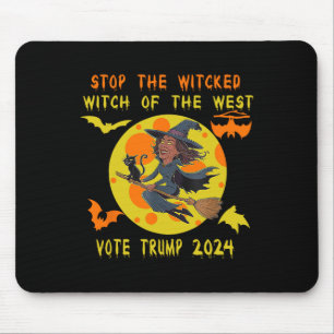 Tapis De Souris Amusant Kamala Harris Arrêtez La Méchante Sorcière