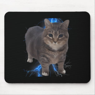 Tapis De Souris Amusant Oiia Oiia rotation de chat mème chat Brain