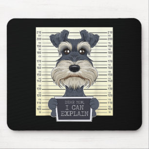 Tapis De Souris Amusant Schnauzer Miniature Maman I Schnauze Minia