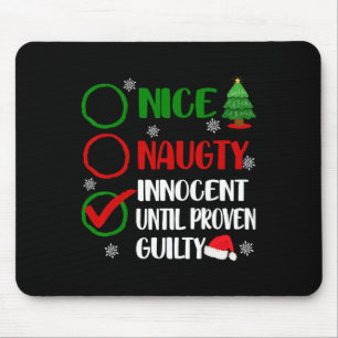 Tapis De Souris Amusant Sympa Moche Innocent Noël Xmas Adultes Moi
