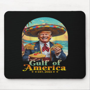 Tapis De Souris Amusant Trump Golfe Des États-Unis Amérique Rétro